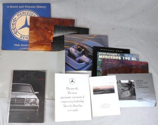Lot Of Vintage Mercedes-Benz Brochures & Miscellaneous Marketing Materials
