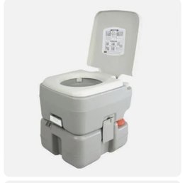 Serene-Life SLCATL320 Portable Toilet - Outdoor & Travel Toilet, 5.3 Gal. New