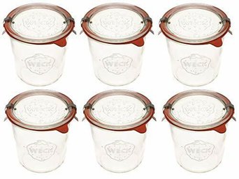 Weck 742 Mold Jar - .5 Liter Set Of 6