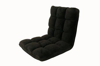 Chic Home Black Lounge Adjustable Recliner Rocker Memory Foam Armless New In Box