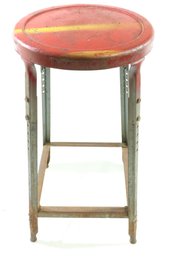 Vintage Hallowell Industrial Drafting Stool