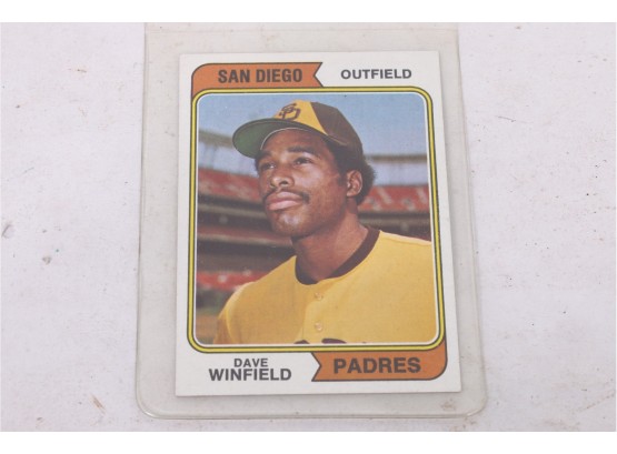 1974 David Winfield San Diego Padres #456 Baseball Card