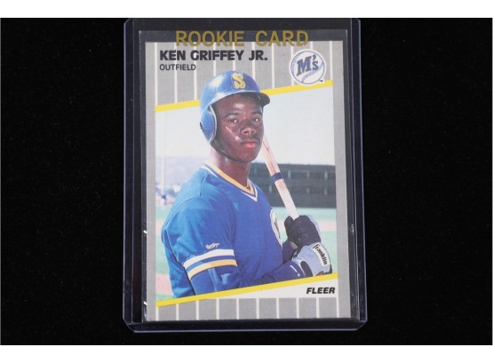 Fleer 1989 Baseball Ken Griffey Jr. Rookie Card #548