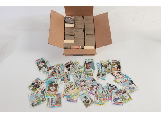 2000 CT Box Of Late 70's Topps Baseball Cards - 1975-1978 Mostly - VG Condition