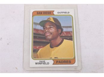 1974 David Winfield San Diego Padres #456 Baseball Card
