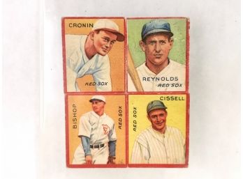 1935 Goudey 4 In 1 Baseball Card, Bishop Cronin Reynolds Cissell