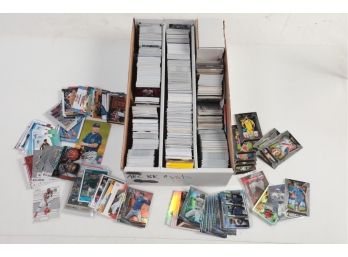 3000 Ct Box Full Of Modern Singles - Multi Sports, Graded, Rookies, Refractors, Inserts And More