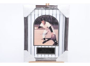 Phil Rizzuto Signed 8x10 Photo In Framed Display - Guaranteed Authentic