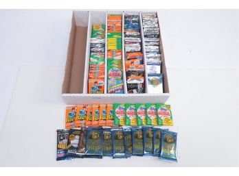 Loose 5000ct Box Of Assorted Baseball Card Packs - 1980's-1990's