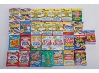 Lot Of 29 - Baseball Factory Subsets - Fleer, Toys Are Us, Kmart And More. 1986-1988 Run.
