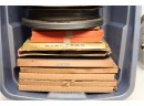 Large Lot Of Empty 8mm & 16mm Film Reels & Cases