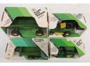 Lot Of 4 Vintage Ertl Tractor And Wagons
