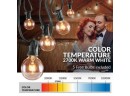 2 Boxes Of Newhouse Indoor/Outdoor 50 Ft. Plugin Globe Bulb Weatherproof Party String Light