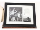 Group Of Framed Stars And Sports Memorabilia