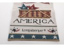 Longaberger Tapestry Wall Hanging And Taco Holder