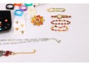 Large Lot Of JOAN RIVERS Jewelry With Musical Jewelry Box