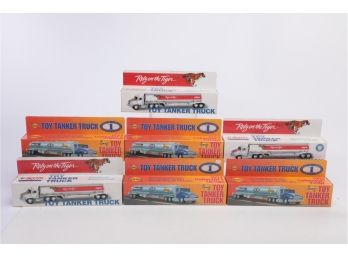 Lot 0f 7 Toy Tanker Collector Trucks