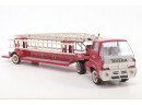 Vintage 1960s Tonka TFD Fire Truck Hook And Ladder With  30 Inches Long