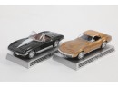 9pc Lot Danbury Mint Collectible Corvettes 1955, 1958, 1959, 1961, 1962, 1963, 1964, 1967, 1969