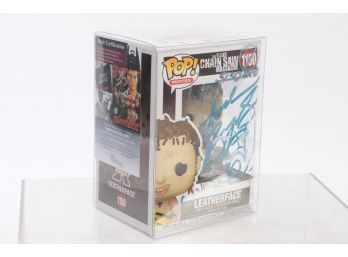 The Texas Chainsaw Massacre - Leatherface Funko Pop! #1150 Signed By Andrew Bryn With JSA Cert