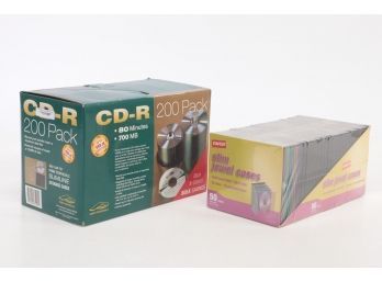 CD-r Disks And Jewel Cases