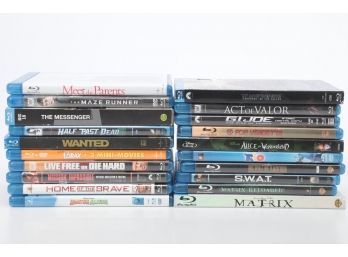 Lot Of 20 Used Blu Ray Movies