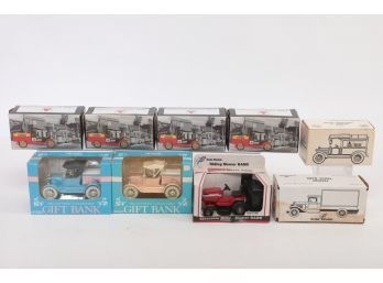 Assorted Collectors Vehicle Coin Bank Lot