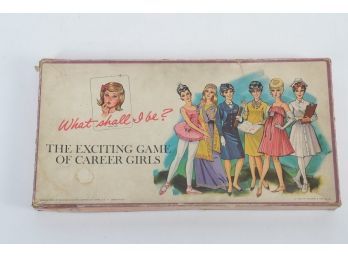 1966 Selchow & Righter What Shall I Be Vintage Board Game