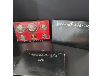 2 United State Coin Proof Sets 1979 And 1980