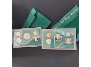 2 United State Coin Proof Sets 1997 And 1998