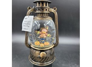 New Fall Scarecrow Lighted Snow Globe (glitter- Not Snow!) By Gerson