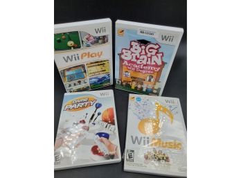 4 Wii Games In Original Cases - All Good