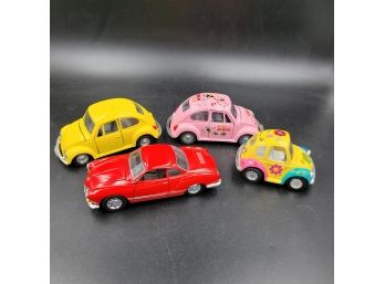 Vintage Volkswagen Diecast Car Lot Karmann Gia And Beetles