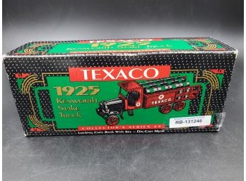 Vintage Ertl Texaco 1925 Kenworth Stake Truck Bank Die Cast Metal New In Box.