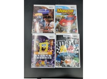 4 Wii Games In Original Cases - All Good