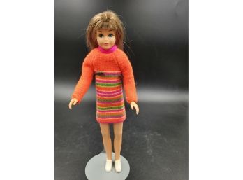 Nice Vintage Brunette  Skipper Barbie Doll By Mattel 1963