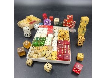 Large Collection Of Antique And Vintage Dice