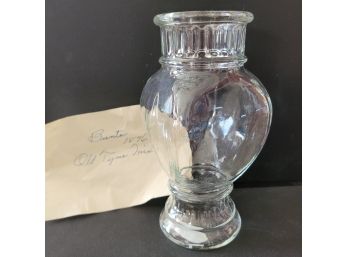 Antique 1876 Bunte Old Tyme Mix Glass Jar