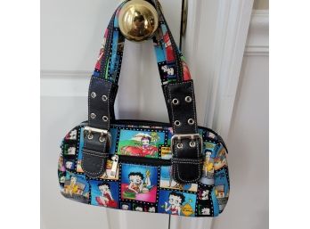 Vintage Betty Boop Satchel Handbag - Excellent