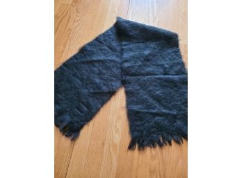 Glen Cree Black Mohair Scarf By Cree Mills - Great Britain