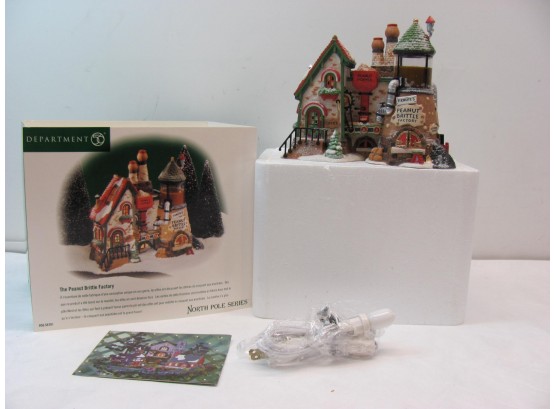1999 Department 56 North Pole Series The Peanut Brittle Factory No. 56.56701