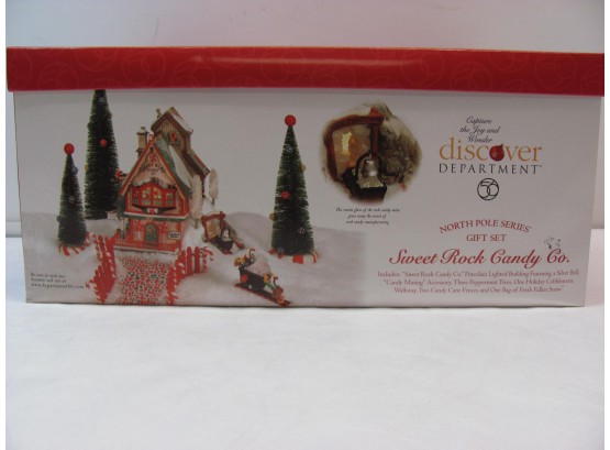 2000 Department 56 North Pole Series Sweet Rock Candy Company Gift Set 56.56725