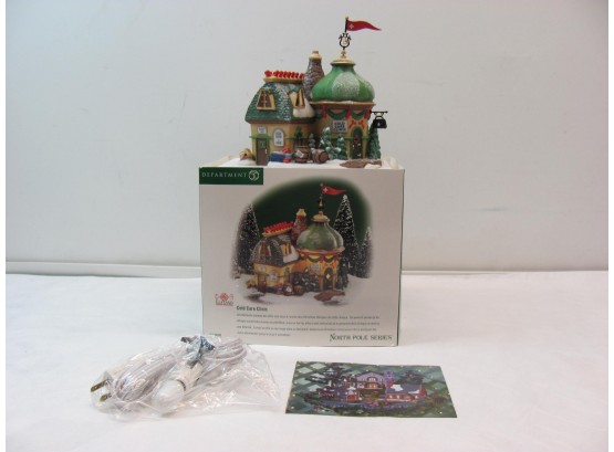 1999 Department 56 North Pole Series Elf Land Cold Care Clinic No. 56.56703