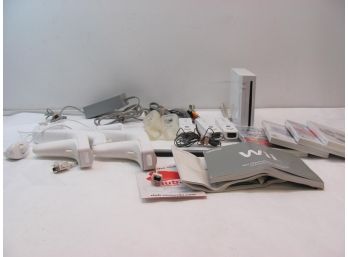 Wii Console & Controller Lot UNTESTED