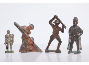 Lot Early 1900's Military Related Lead Figures Inc WWI