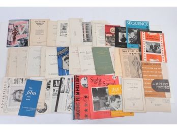 Large Grouping 1930-50's Movie Industry Brochures, Publications, Etc.