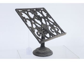 Reproduction Cast Iron Book Stand Display