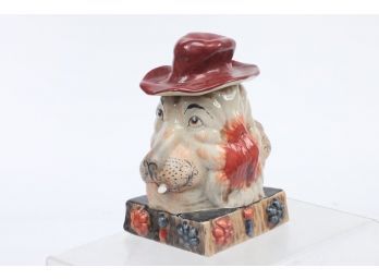 Interesting 2 Faced Cigar Smoking Dogs Figure Advertising? Shop Display? Other?