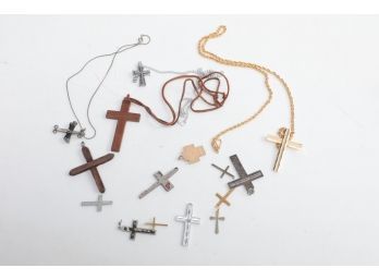 Grouping Of Jewelry Crosses