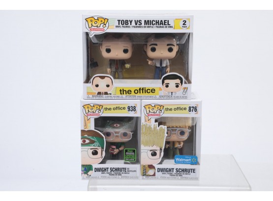 The Office Funko Pops 876, 938 And Toby Vs Michael